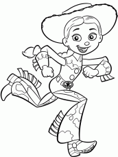 desenhos de jessie toy story para colorir