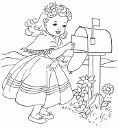 Desenho Para Colorir menina - Imagens Grátis Para Imprimir - img 20964