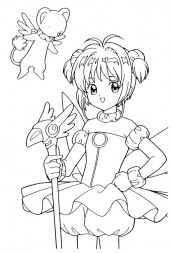 desenhos de sakura card captors para imprimir