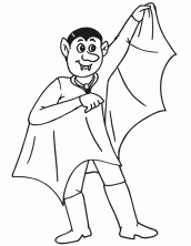 Desenhos para colorir de vampiros