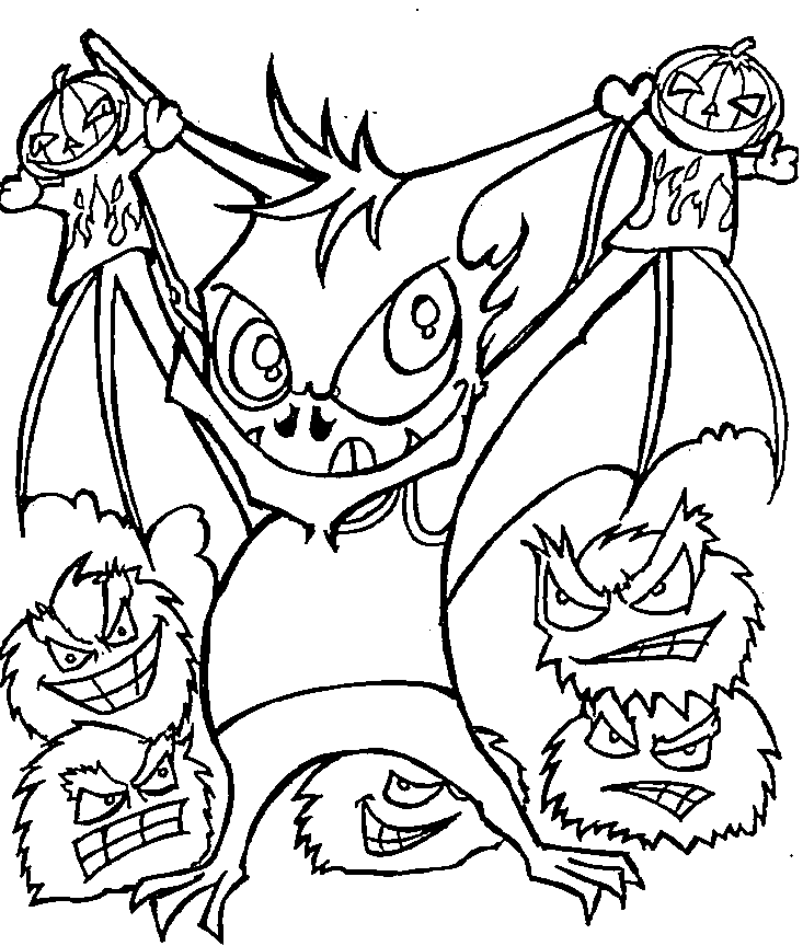 desenhos de vampiros para colorir