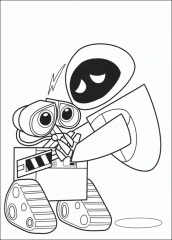 desenhos de wall-e para colorir