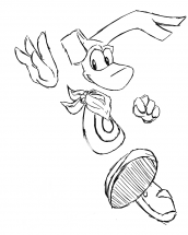desenhos do Rayman para colorir