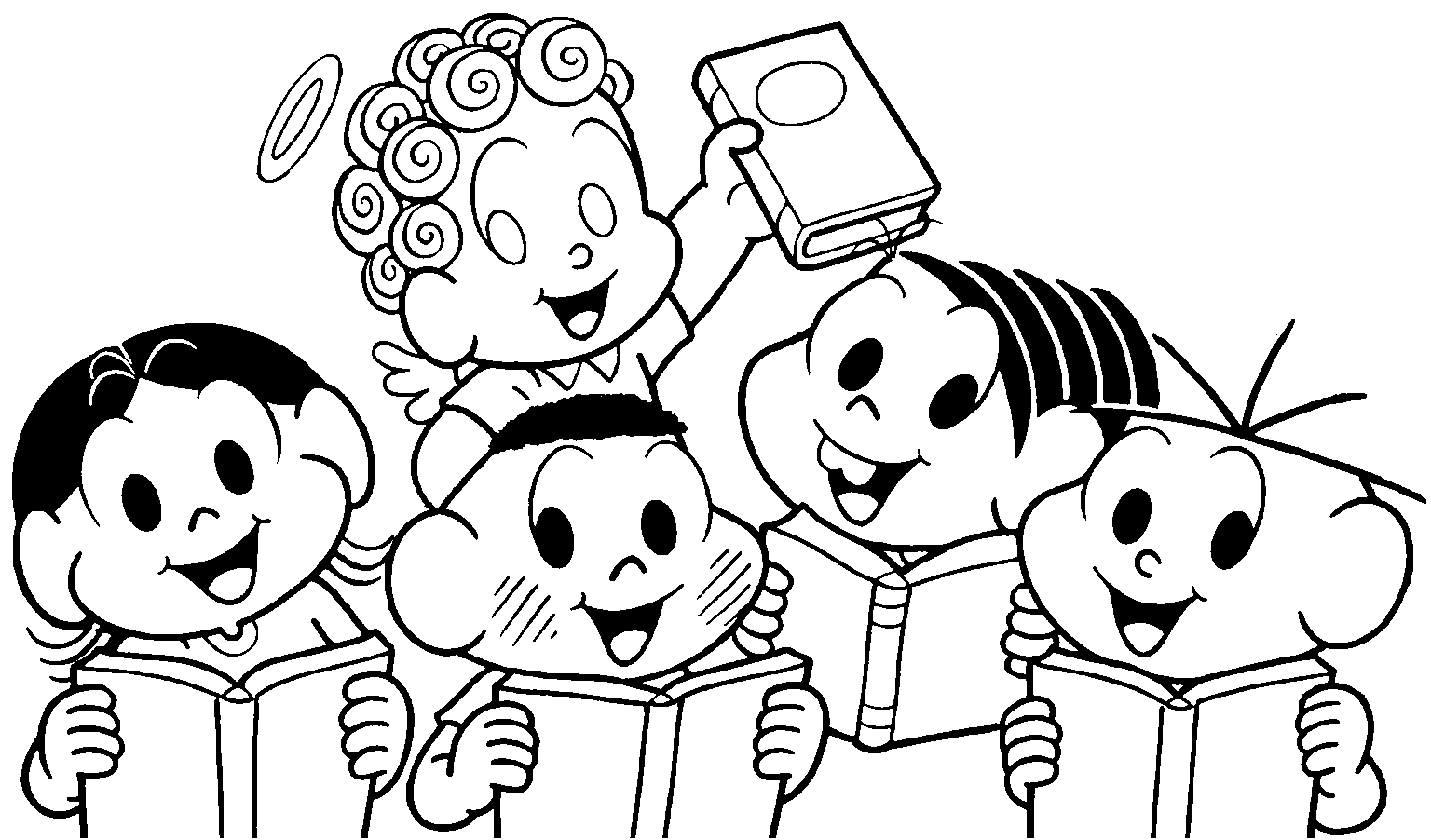 desenhos do dia nacional do livro infantil para imprimir e pintar