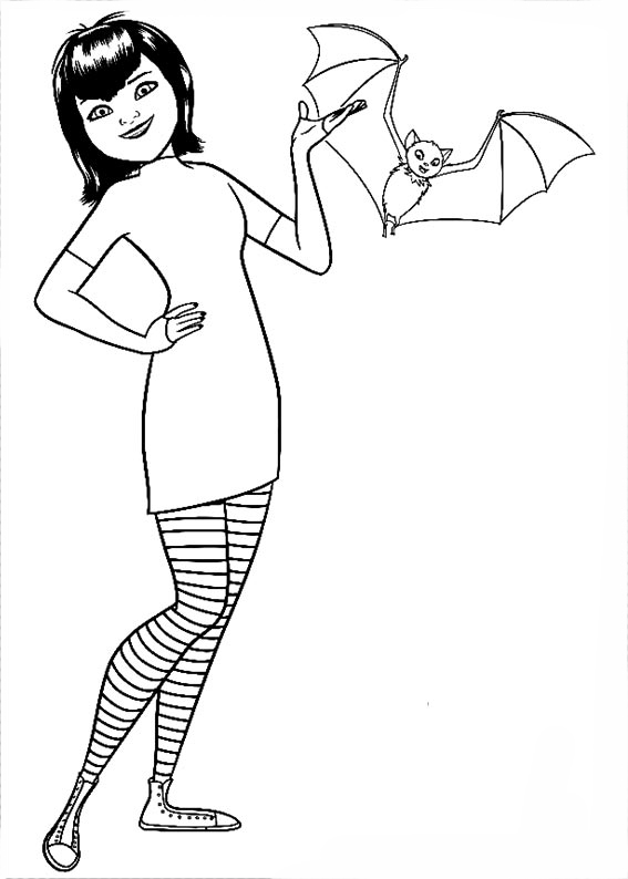 desenhos do hotel de transylvania para colorir