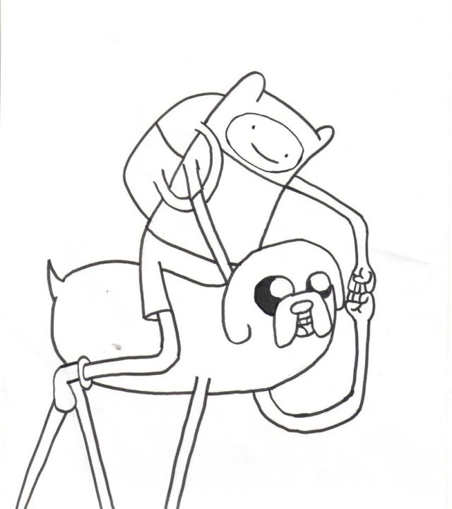 desenhos do jake para pintar