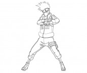 desenhos do kakashi para colorir