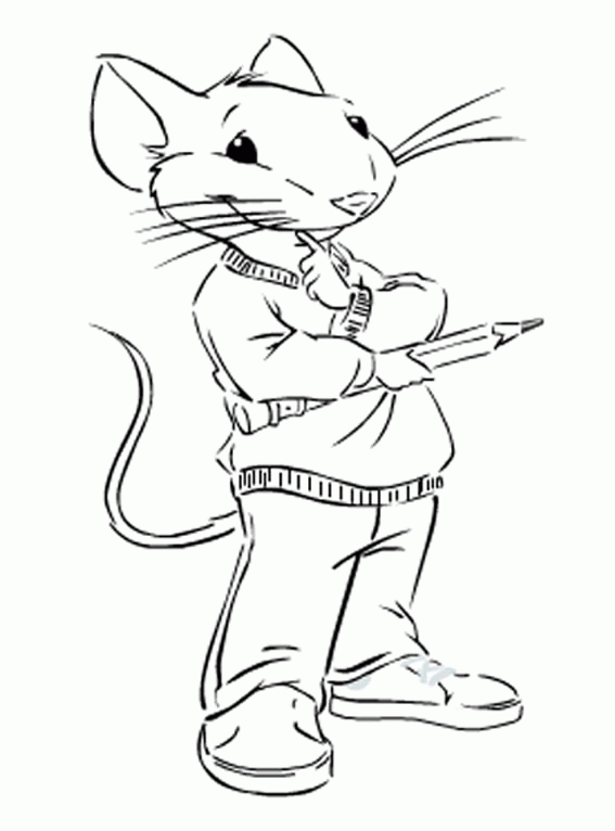 desenhos do stuart little para colorir