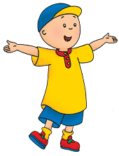 desenhos para colorir Caillou 01