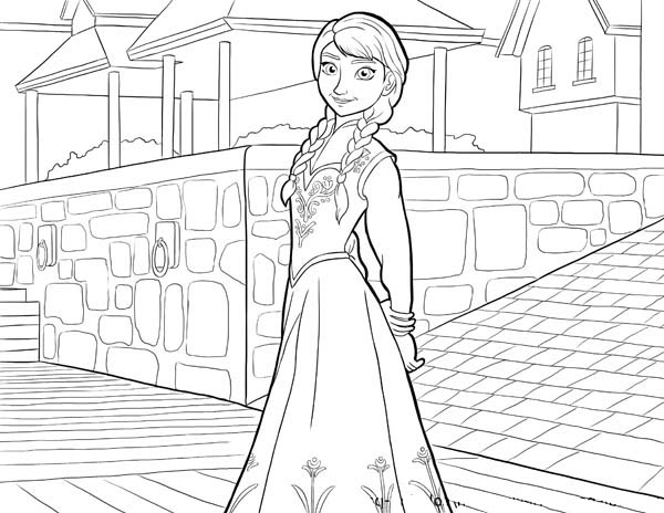 desenhos para colorir anna frozen