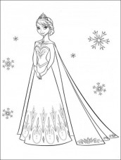 desenhos para colorir da elsa frozen