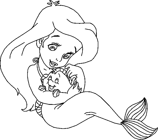 desenhos para colorir das princesas baby disney