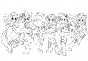 desenhos para colorir de equestria girls