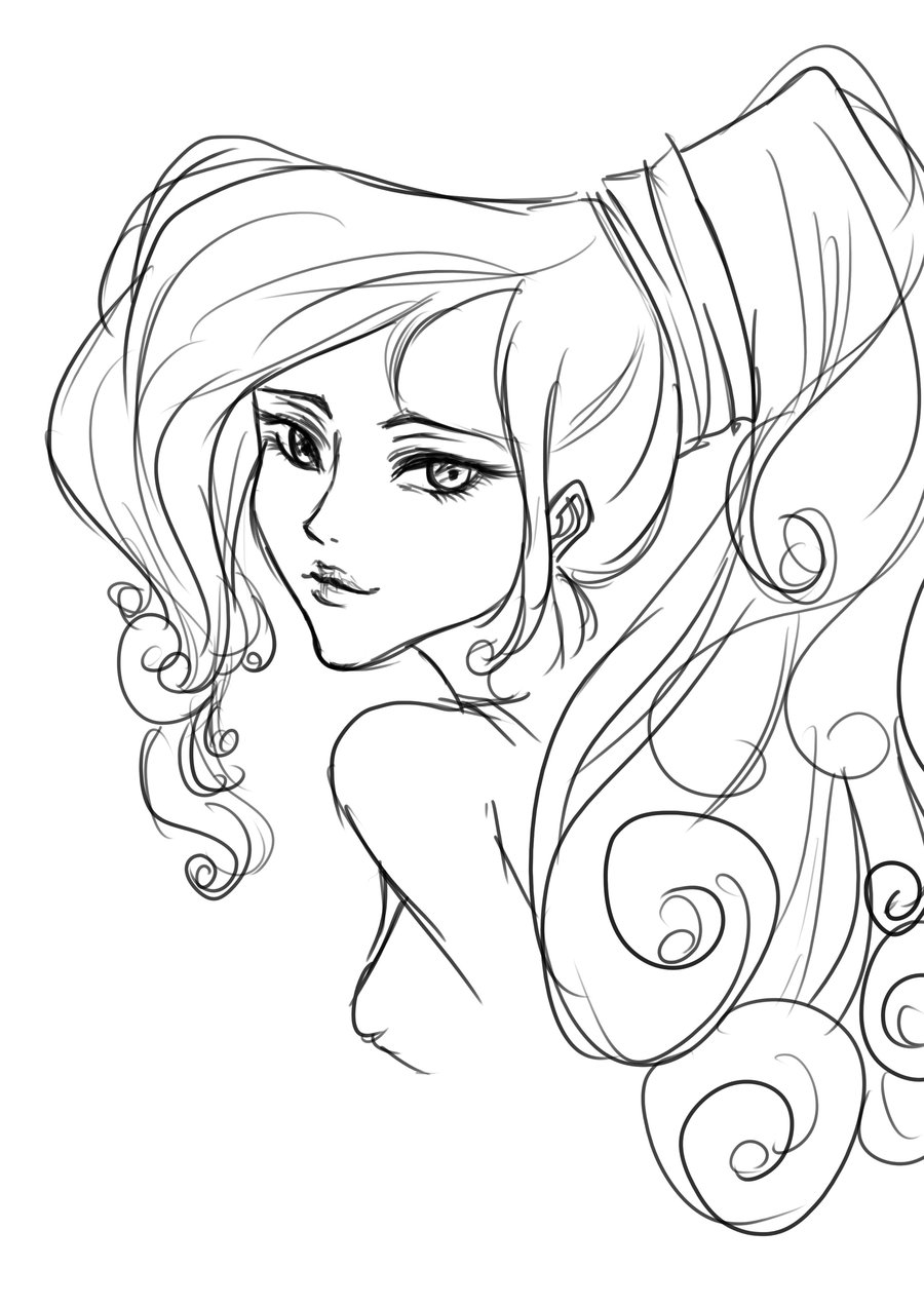 desenhos para colorir de megara