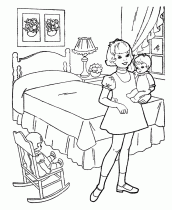 Desenho Para Colorir menina - Imagens Grátis Para Imprimir - img 20964