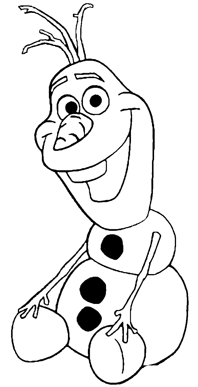 desenhos para colorir de olaf