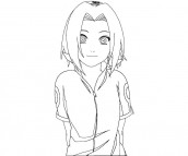 desenhos para colorir de sakura