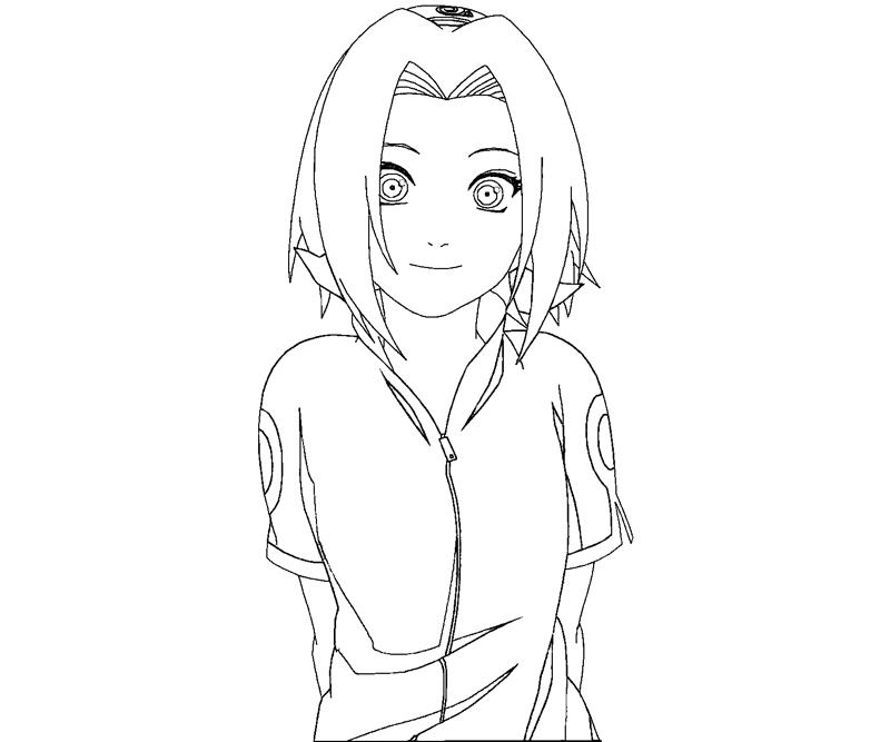 desenhos para colorir de sakura