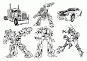 desenhos para colorir de transformers 3