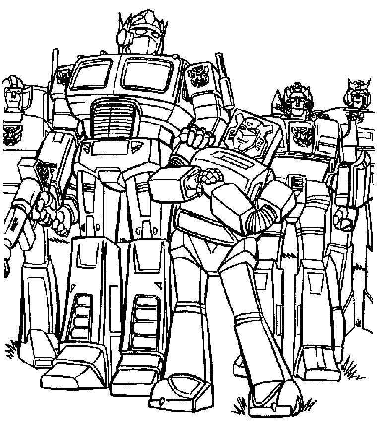 desenhos para colorir de transformers online