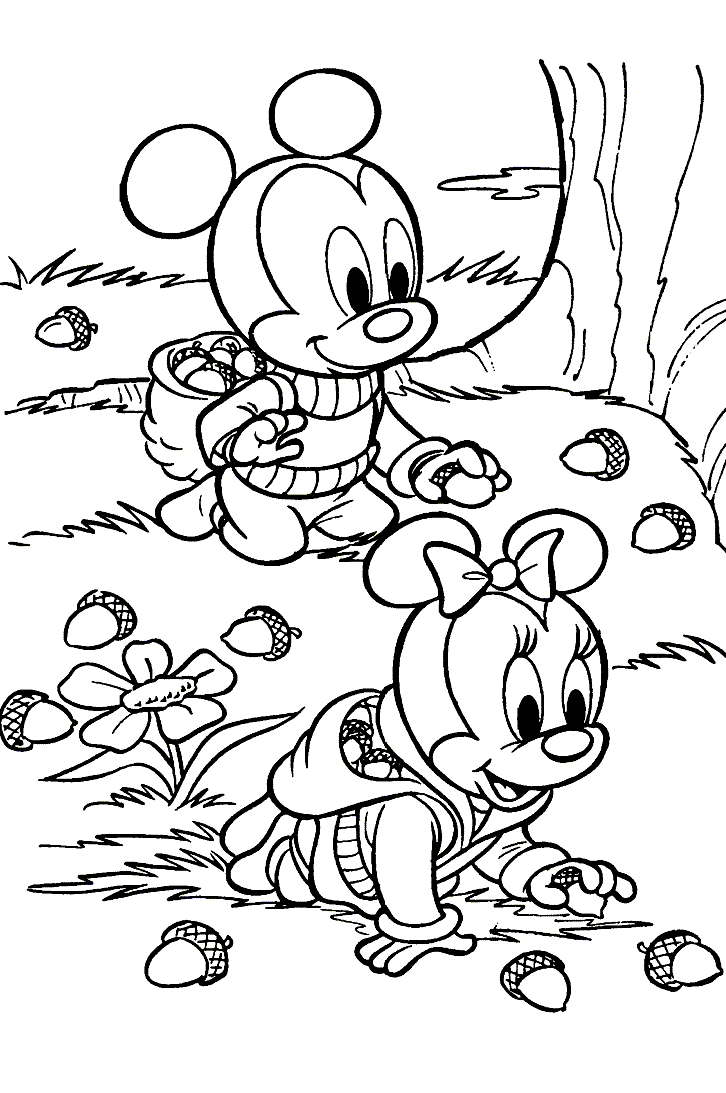 desenhos para colorir disney baby