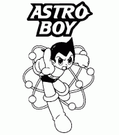 desenhos para colorir do astro boy
