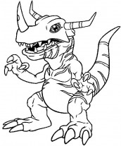 desenhos para colorir do digimon 1