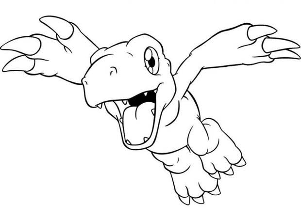 desenhos para colorir do digimon