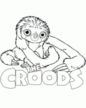 desenhos para colorir do filme croods