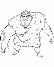 desenhos para colorir do filme os croods