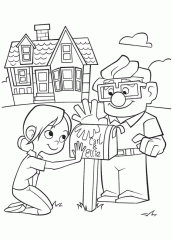 desenhos para colorir do filme up altas aventuras