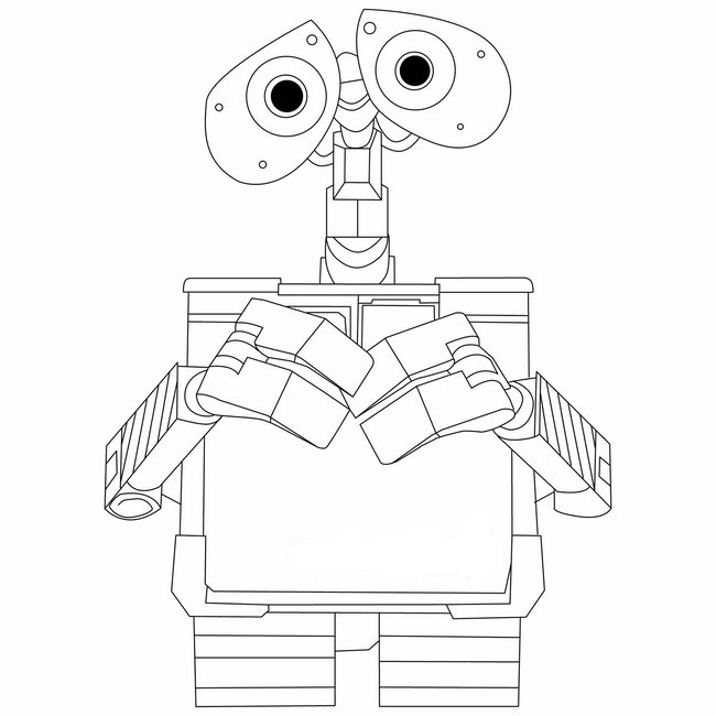 desenhos para colorir do filme wall-e