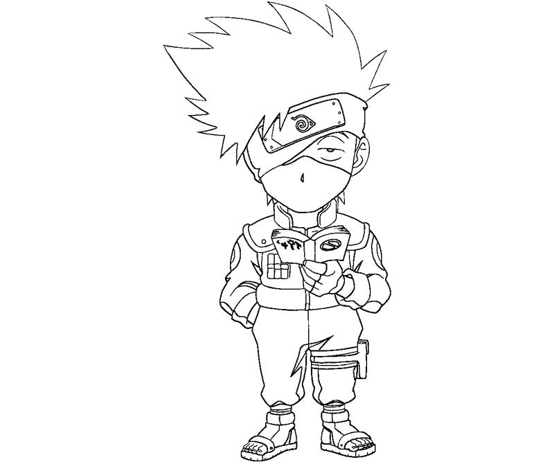 desenhos para colorir do kakashi