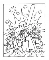 desenhos para colorir do star wars lego