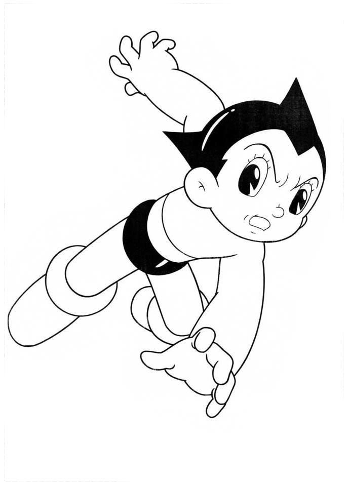 desenhos para colorir e imprimir do astro boy