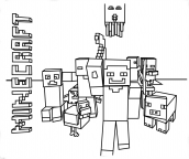 desenhos para colorir e imprimir do minecraft