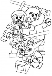 desenhos para colorir e imprimir do star wars lego