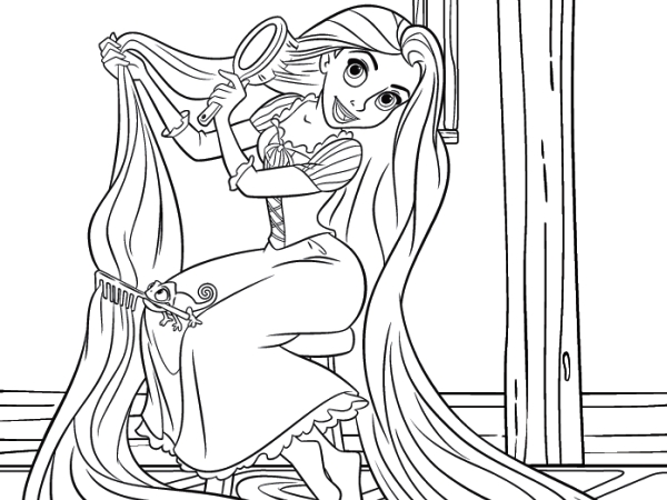 desenhos para colorir enrolados disney tangled