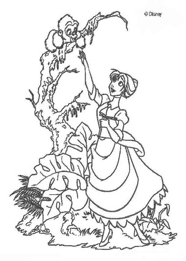 desenhos para colorir jane porter