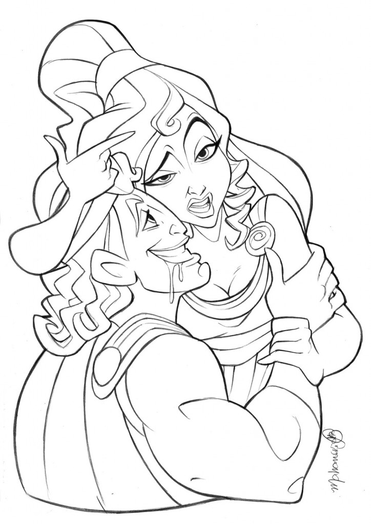 Desenhos para colorir de Megara