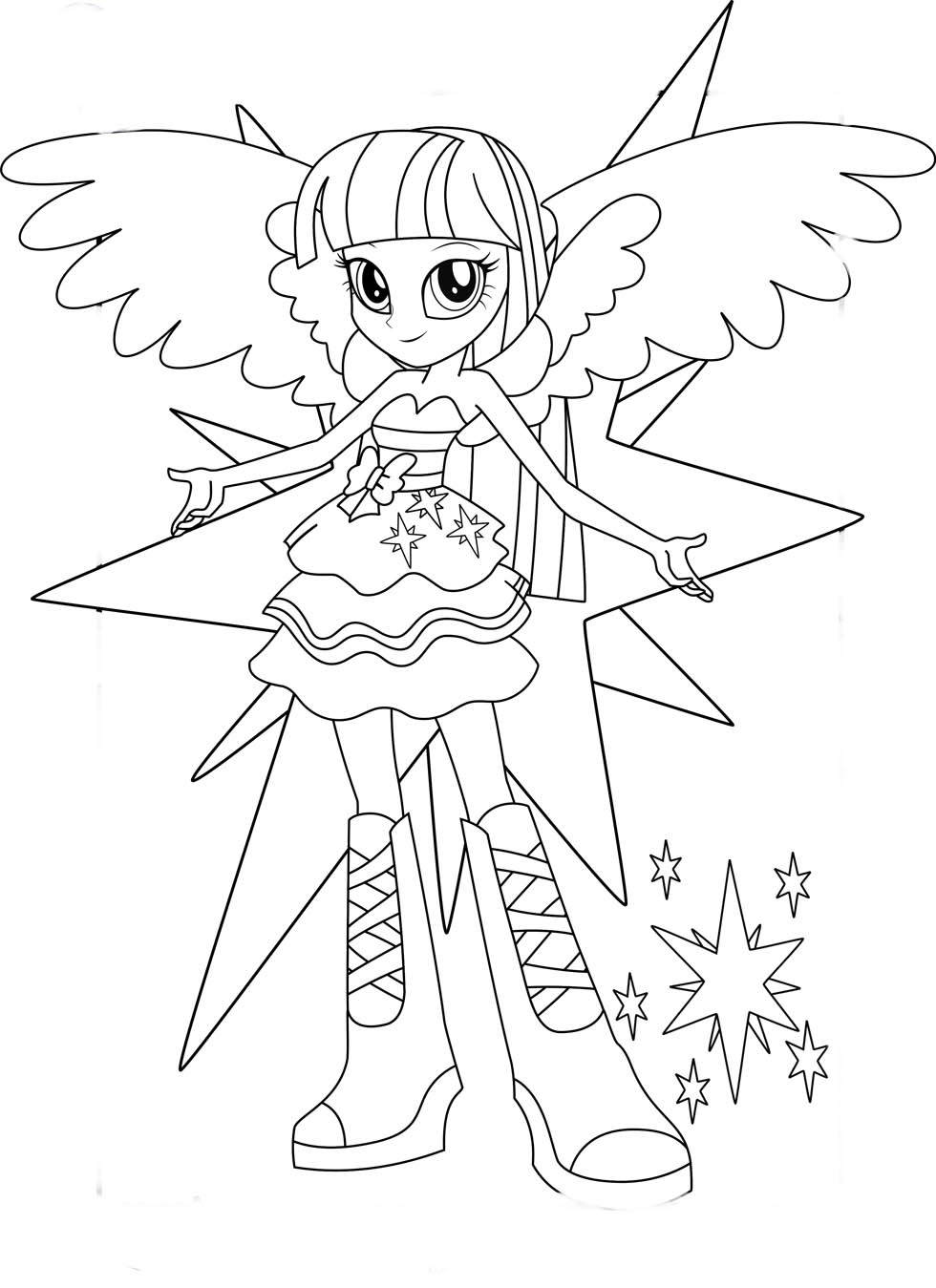 desenhos para colorir my little pony equestria girls