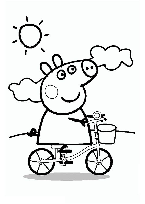 desenhos para colorir online da peppa pig