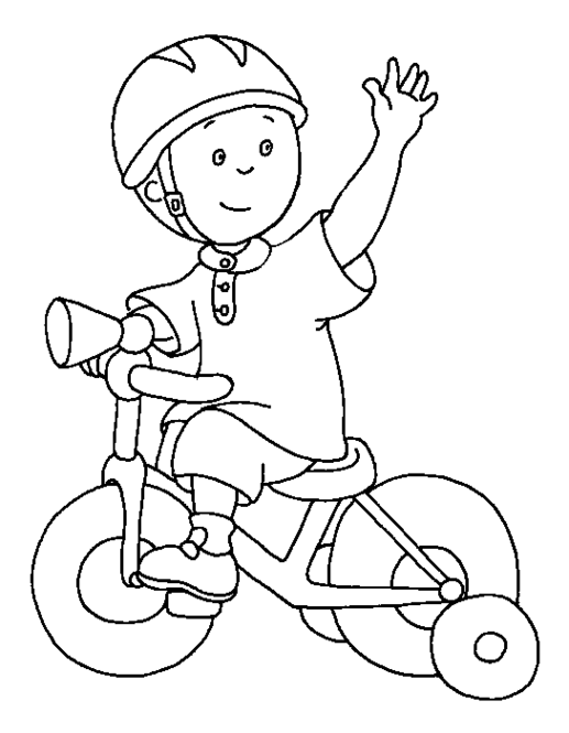 desenhos para colorir online do caillou