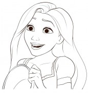 desenhos para colorir rapunzel enrolados