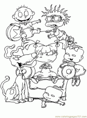 desenhos para colorir rugrats