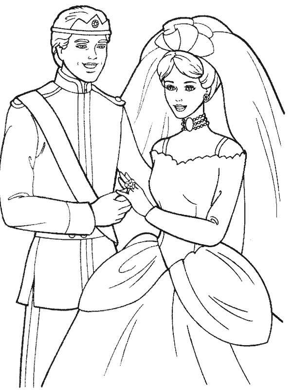 desenhos para colorir sobre casamento