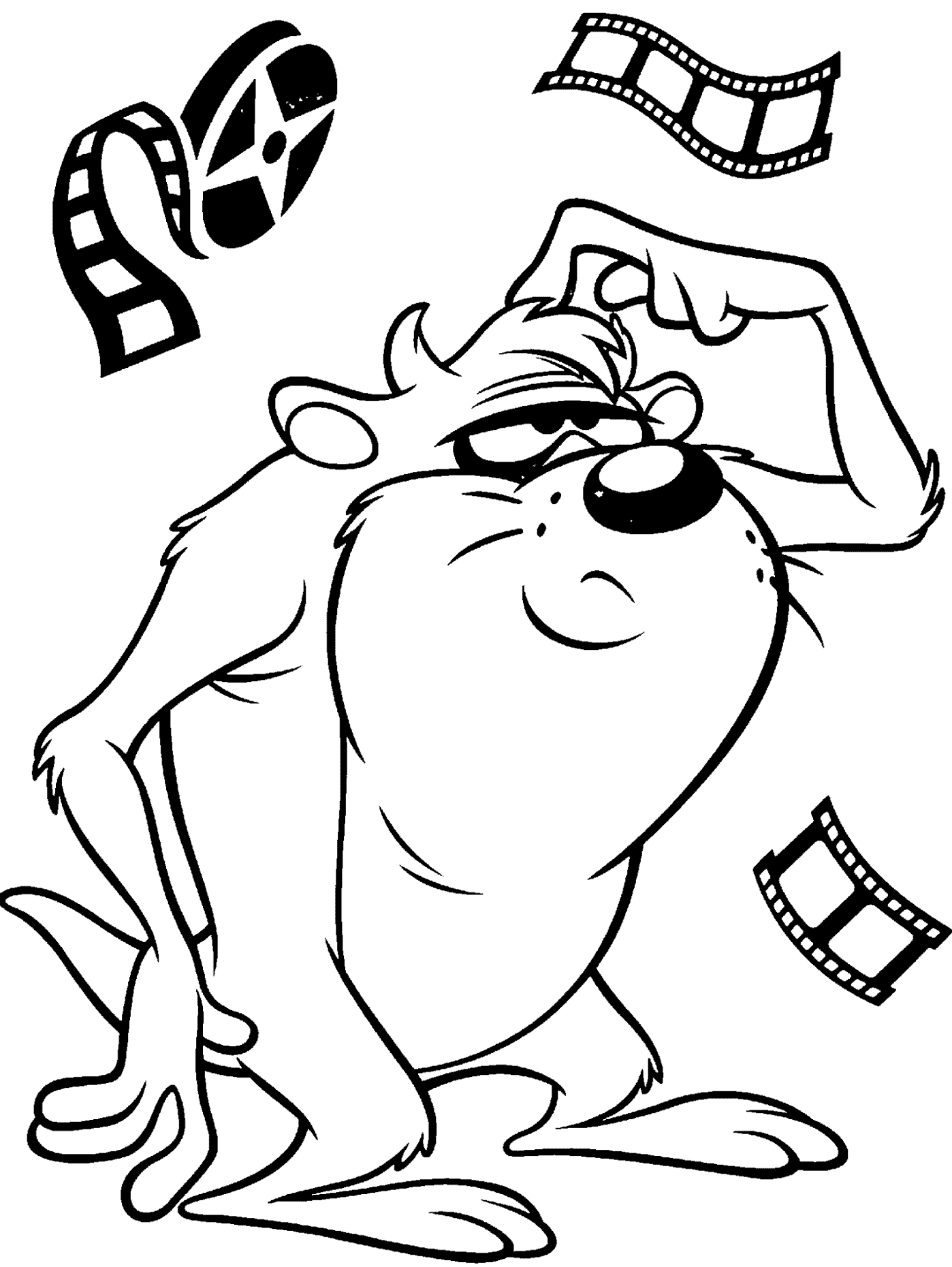 desenhos para colorir taz