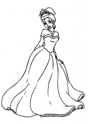 desenhos para colorir tiana