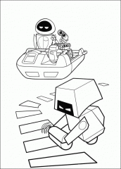 desenhos para colorir walle