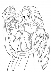 desenhos para imprimir enrolados disney rapunzel